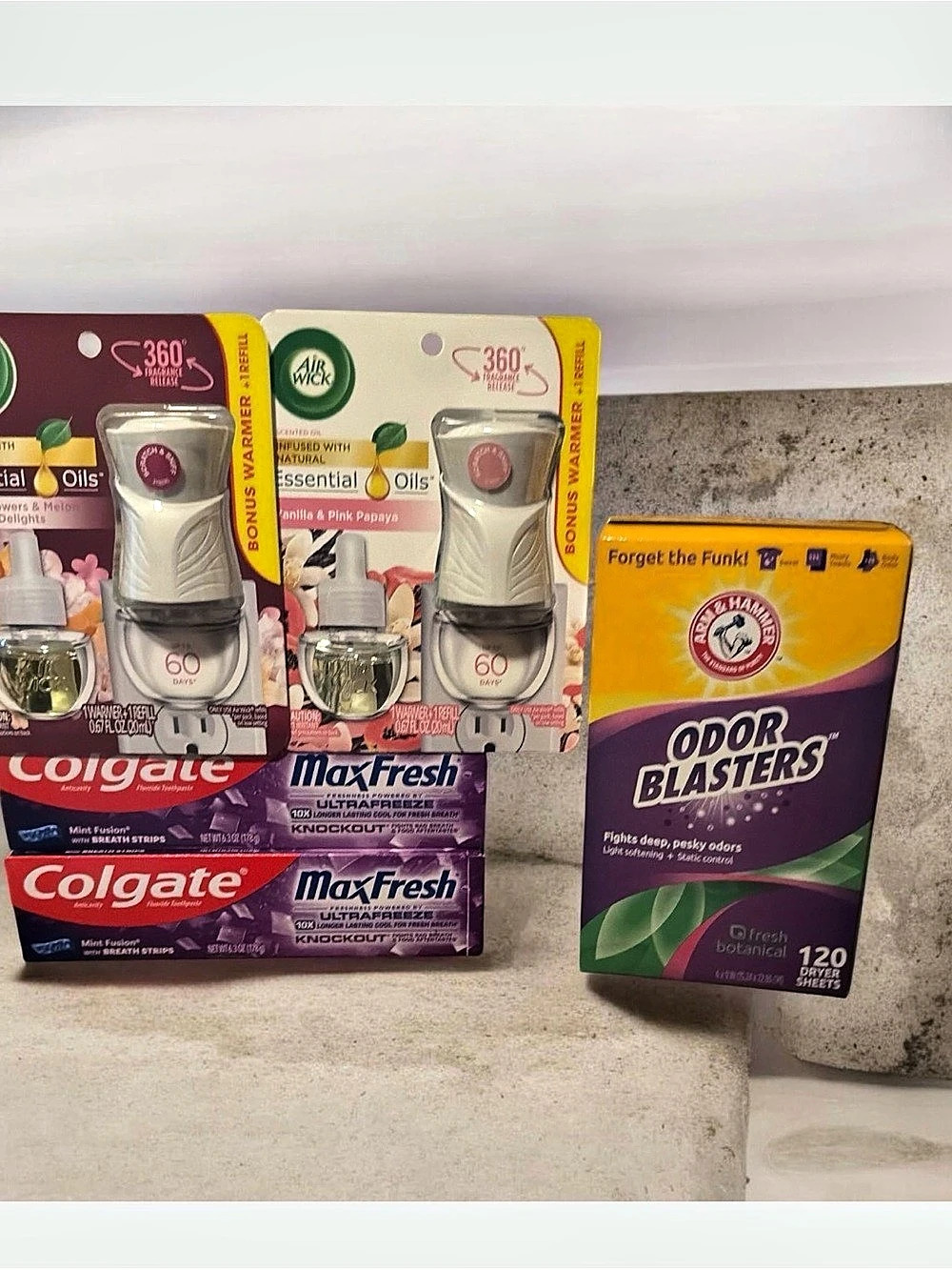 Bundle NWT colgate, airwick & dyer sheets